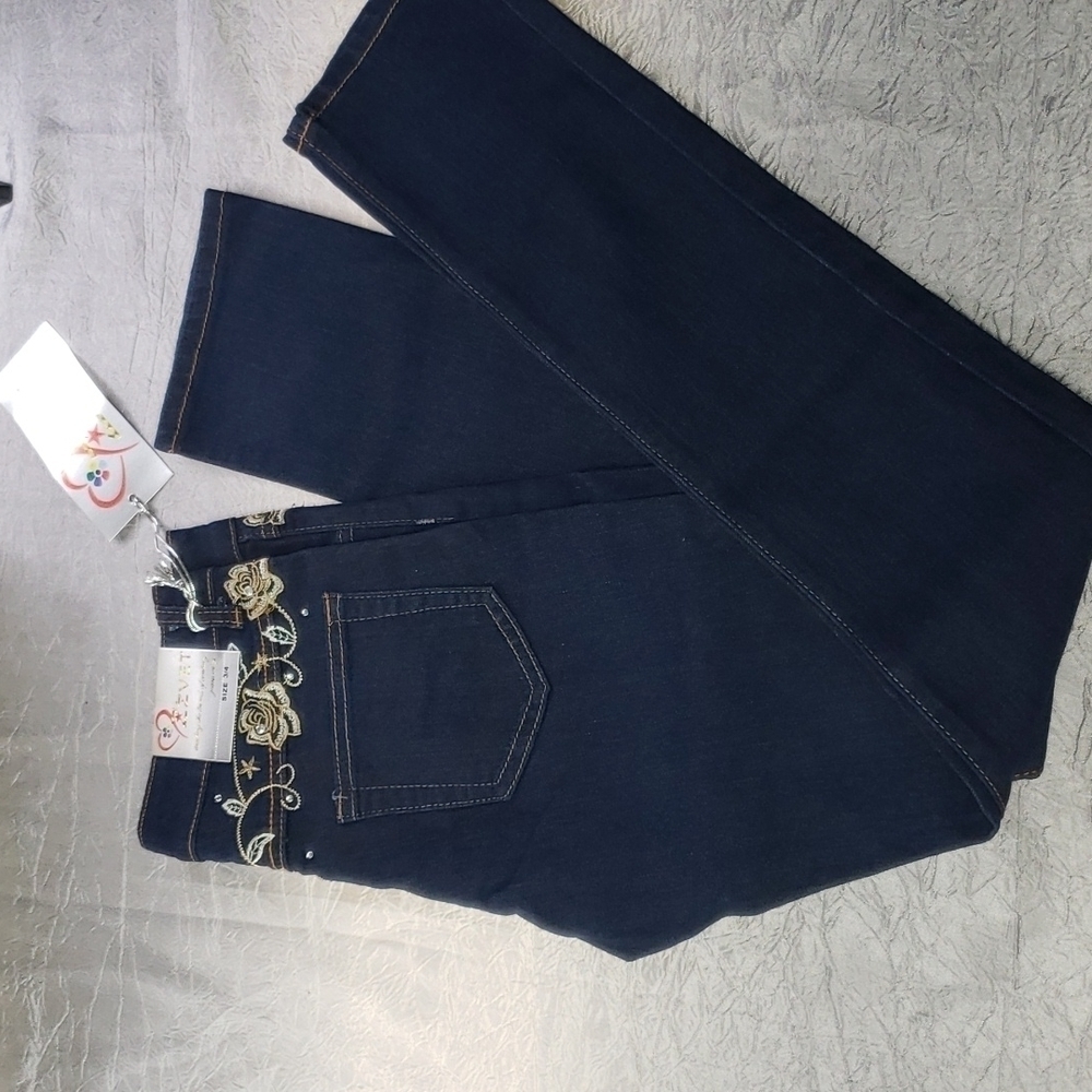 Govinna Indigo Wash Low Rise Skinny Jeans 9/10